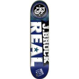  Real Brock Forever Deck 8.38 Skateboard Decks Sports 