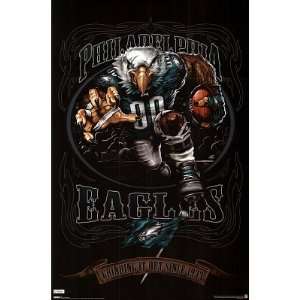 Philadelphia Eagles Mascot NFL 22x34 POSTER Poster Print, 22x34 