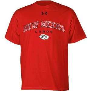 New Mexico Lobos Gamechanger T Shirt (Red)  Sports 