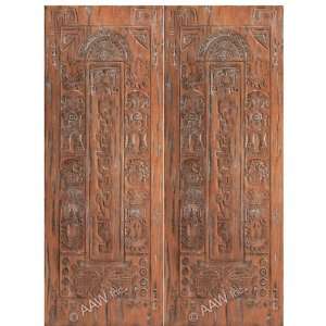  36 2   Mayan 84x96 (7 0x8 0) Hand Carved Doors with Mayan 