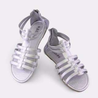  Fashion Silver Flats Sandals Womens Shoes Shoes
