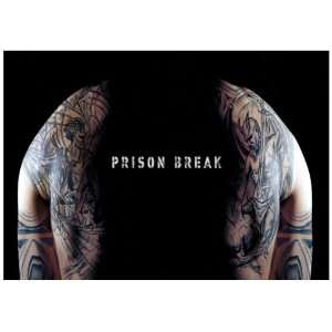  Prison Break Tattoos Cool Cult Tv Show Tshirt XXXXXL 