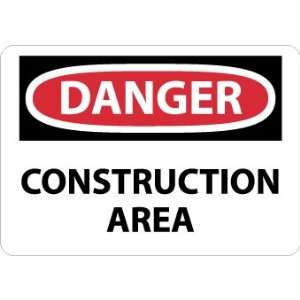 Danger, Construction Area, 14X20, Adhesive Vinyl  