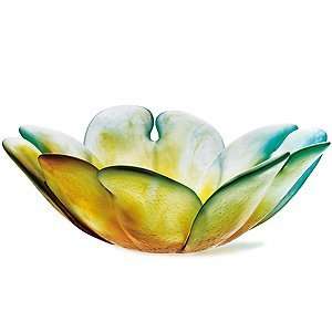  Daum Love Orchid Glass Bowl