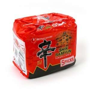 NongShim Shin Ramyun Noodle Soup(5 Value Packs)