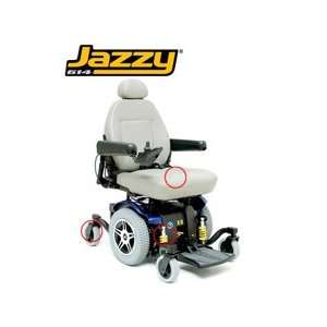  Jazzy 614   Jazzy Red, Standard, Captain Seat Health 
