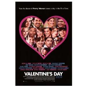  Valentines Day Movie Poster, 27 x 40 (2010)