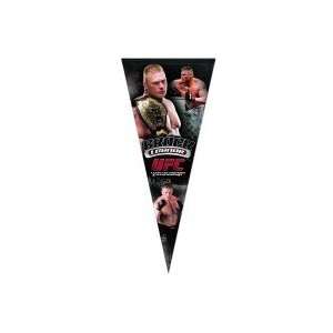  UFC Brock Lesnar 17 x 40 Pennant 