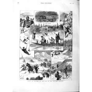   1882 SPORT KASHMIR SHOOTING DAGH RANJAN PASS SOLDIERS