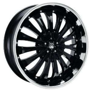  TIS TIS08S822953830 TIS08 BLACK PNT/SSLIPWheel Rim 22 9 