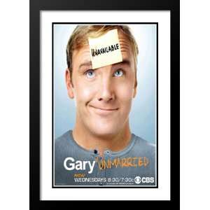 Gary Unmarried (TV) 20x26 Framed and Double Matted TV Poster   Style A