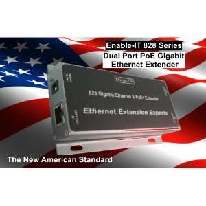  828P Gigabit Full Duplex Ethernet Extender with PoE+ 