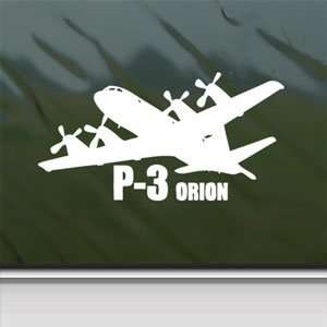  P 3O Rion Anti Submarine ASW White Sticker Laptop Vinyl 