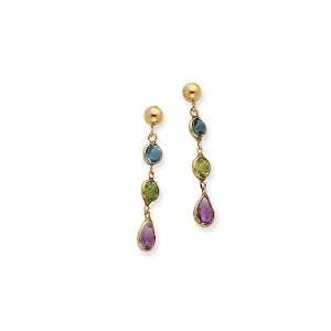   Ball Post Dangle Earrings, Small to Medium (S/M) Size, Hypoallergenic