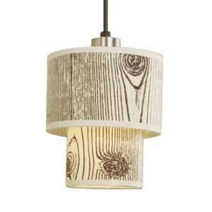  Lights Up RS 9206BN ROS Deco Mini Pendant, Brushed Nickel 