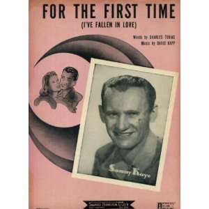 For the First Time (Ive Fallen In Love) Vintage 1943 Sheet Music 
