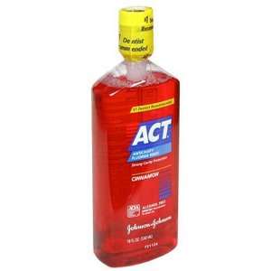  ACT Anticavity Fluoride Mouthwash, Cinnamon, 18 Ounce 