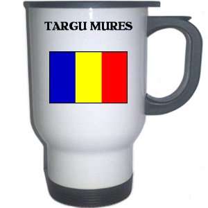  Romania   TARGU MURES White Stainless Steel Mug 