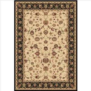  Conway 51007 Ivory/Black Rug Size Runner 22 x 710 