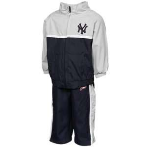 Majestic New York Yankees Infant Navy Blue Gray 2 Piece Jacket & Pants 
