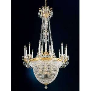 Schonbek 5082 22 Heirloom Gold / Handcut La Scala Empire Renaissance 