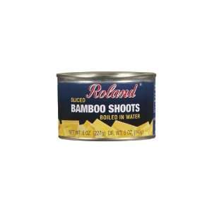 Roland Sliced Bamboo Shoots (Economy Case Pack) 8 Oz Can (Pack of 24 