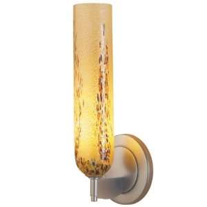 Bruck Lighting Chianti Wall Sconce 100822CH Chrome Vanilla with Pebble 