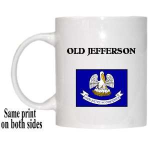  US State Flag   OLD JEFFERSON, Louisiana (LA) Mug 