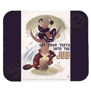  Canadian Anti Hitler Mouse Pad