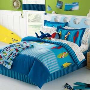  Jumping Beans, Surfs Up, 6 Piece Twin Bed Set
