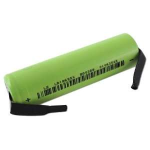   18650 Cylindrical 3.7V 2600mAh Flat Top Rechargeable Battery with TABS