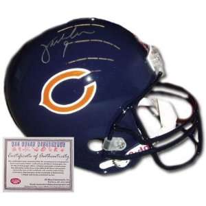 Jim McMahon Chicago Bears NFL Hand Signed Mini Replica Football Helmet