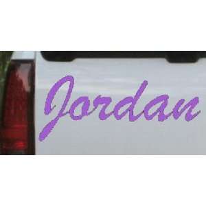  Jordan Car Window Wall Laptop Decal Sticker    Purple 54in 