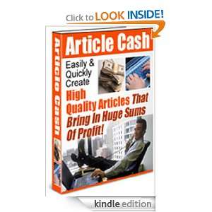   Quickly Create High Quality Articles That Bring In HUge Sums Of Profit