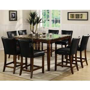   Dining Set with Faux Marble Top 120317 ch dining set