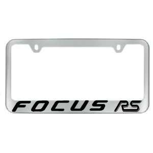 Ford Focus RS Chrome License Plate Frame with 2 free caps 
