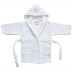   Velour Terry Hooded Cover Up   White   Tween 10 12 Years Baby