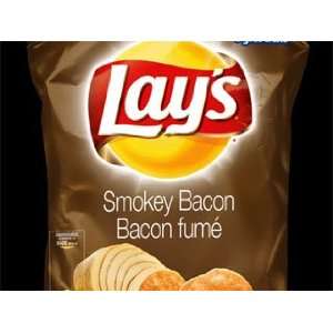 Lays 40pk Smokey Bacon (40g 1.4oz per pack)  Grocery 