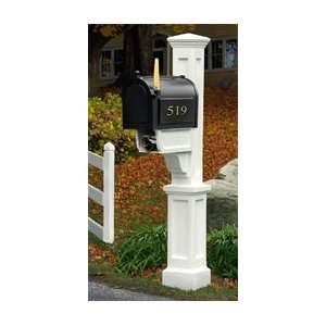  The Dover Mailbox Post (Black) 