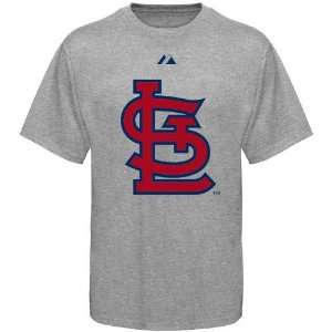   St. Louis Cardinals Ash Official Logo T shirt