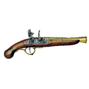  GERMAN EARLY 1700S FLINTLOCK PISTOL NON FIRING REPLICA GUN 