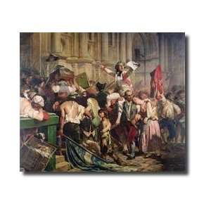 com The Conquerors Of The Bastille Before The Hotel De Ville In 1789 