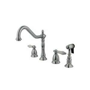  Elements of Design Two Handle Kitchen Faucet With Spray 
