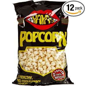 YaYas Pocorn, 7 Ounce Bags (Pack of 12)  Grocery 