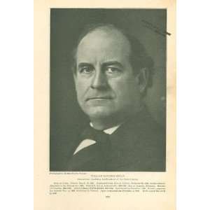  1908 Print William J Bryan Presidential Candidate 