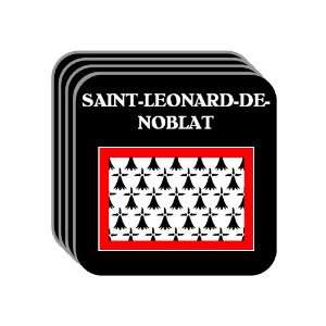 Limousin   SAINT LEONARD DE NOBLAT Set of 4 Mini Mousepad Coasters