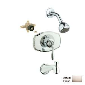 GROHE Seabury Brushed Nickel 1 Handle Tub & Shower Faucet with Single 