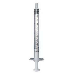   Global Manual Syringe, 1cc, Calibrated, 100/Pack,
