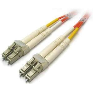   Multimode LC/LC Duplex Patch Cable with Clips (Orange) Electronics