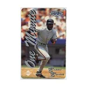 Collectible Phone Card 1 Min. Assets Series #2 (1995) Barry Bonds (03 